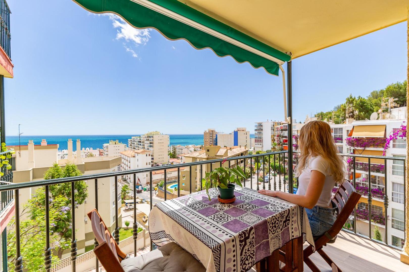 Frida'S Home-Sea View Terrace Torremolinos Dış mekan fotoğraf