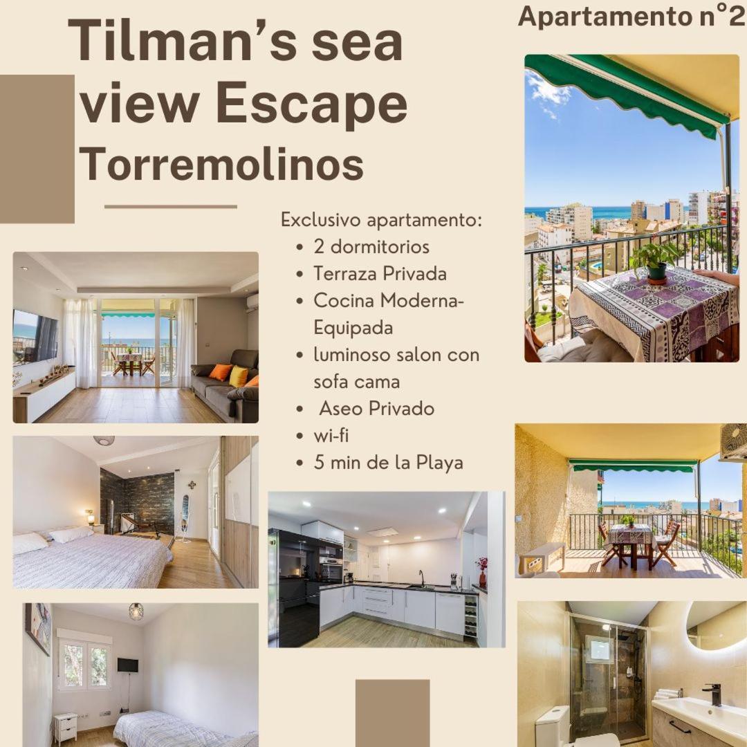 Frida'S Home-Sea View Terrace Torremolinos Dış mekan fotoğraf